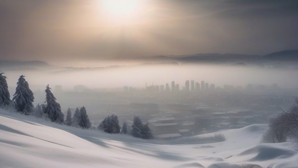 雾霾与雪天：气候变化下的双重天气密码