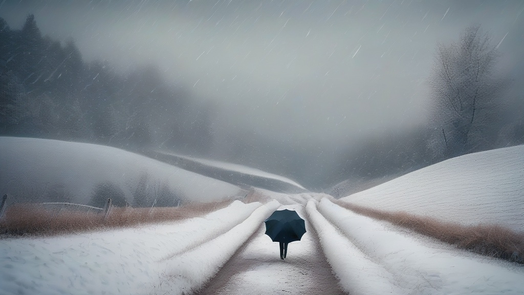 寒潮与雨天：极端天气的双重交响曲