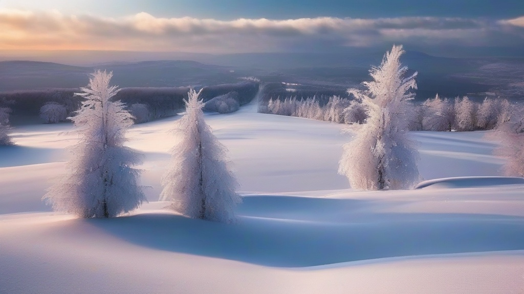 雪雾交织：解码冬季天空的双重密码
